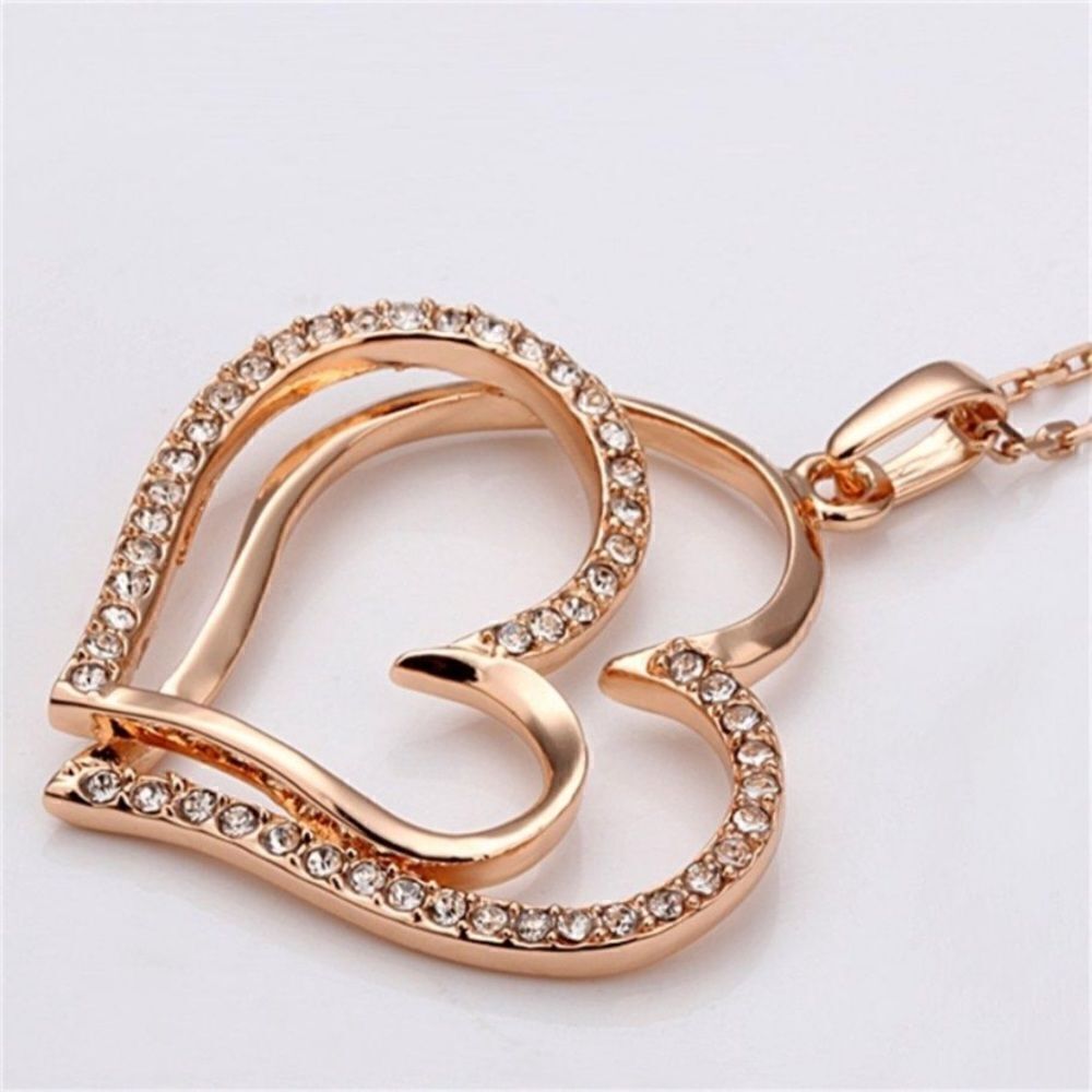 Heart Shape Gold plated pendant